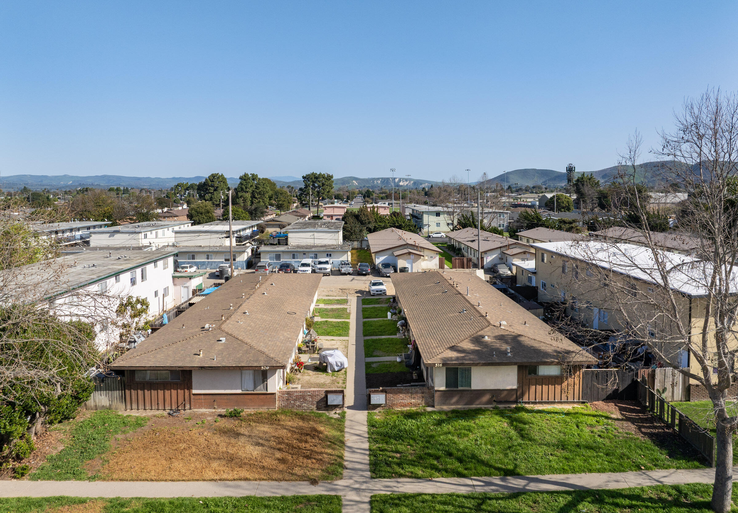 516 North U Street Lompoc, CA 93436 - Photo 4 of 8 an aerial view of a house