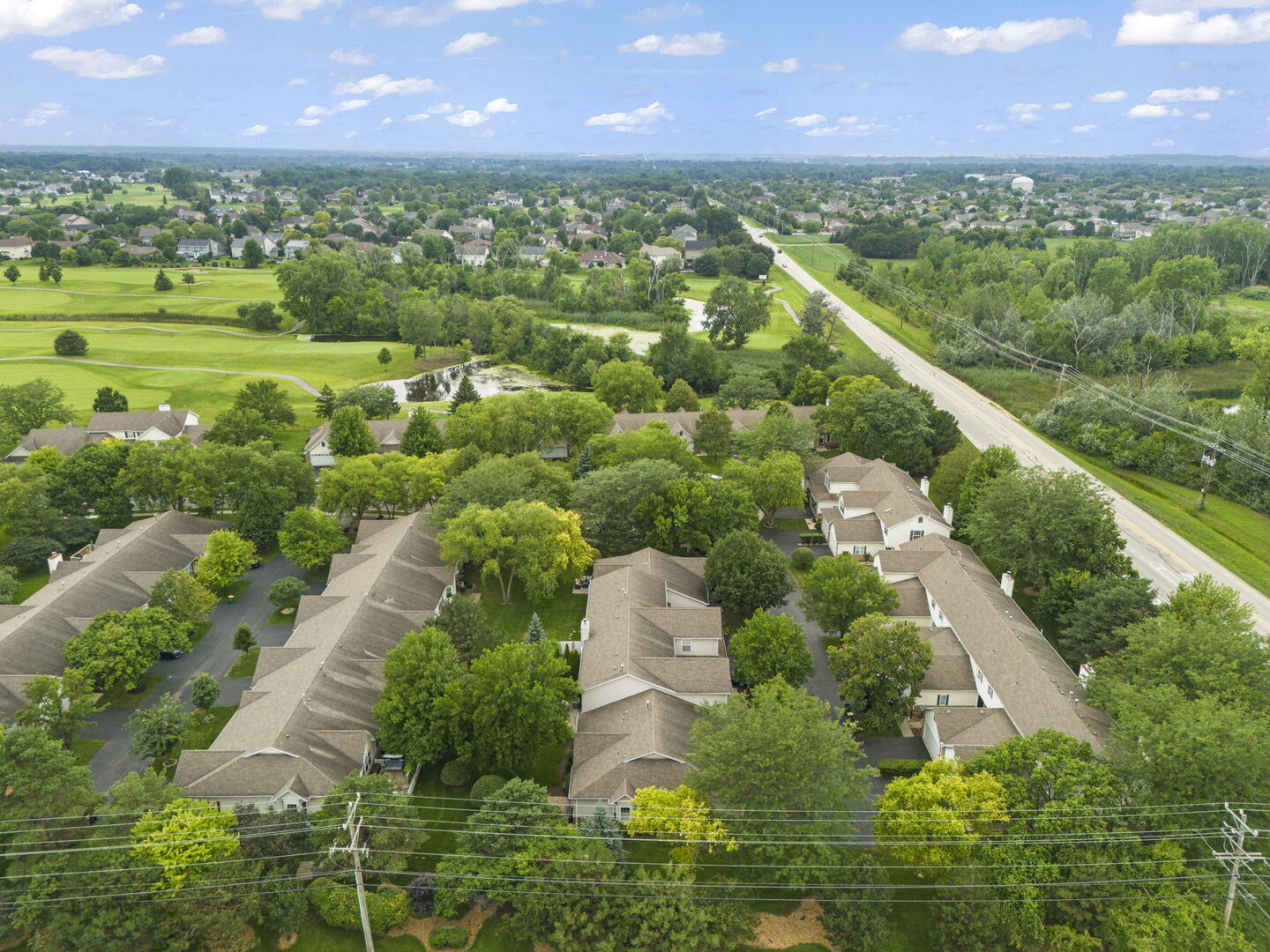 16727 South Sunset Ridge Court Lockport, IL 60441 - Photo 29 of 30 a view of a city with lush green forest