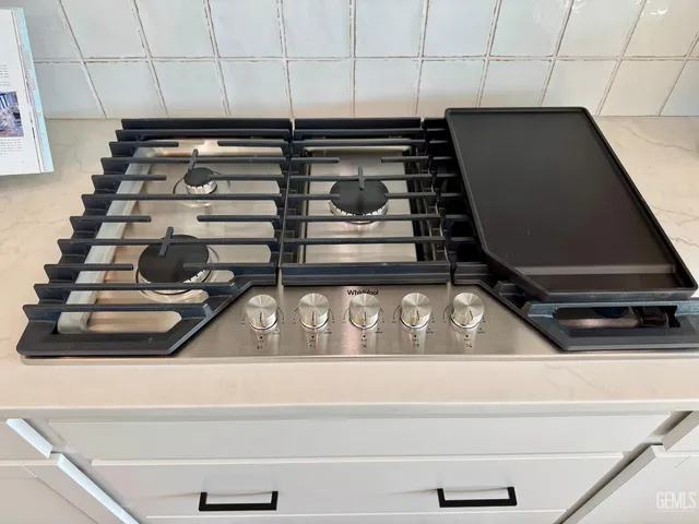 a close view of stove