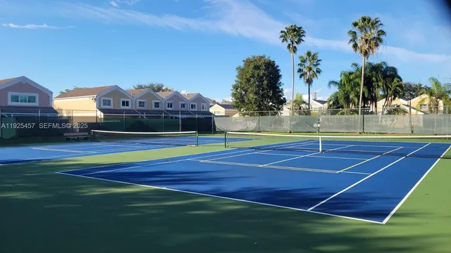 a view of tennis court