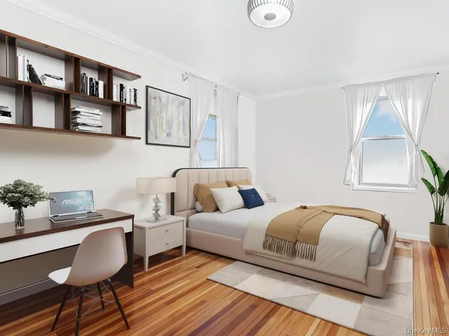 a utility room with dryer washer and a view of kitchen