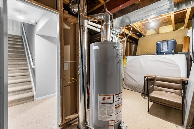 a view of storage and utility room