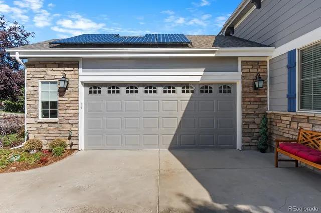 a view of a car garage