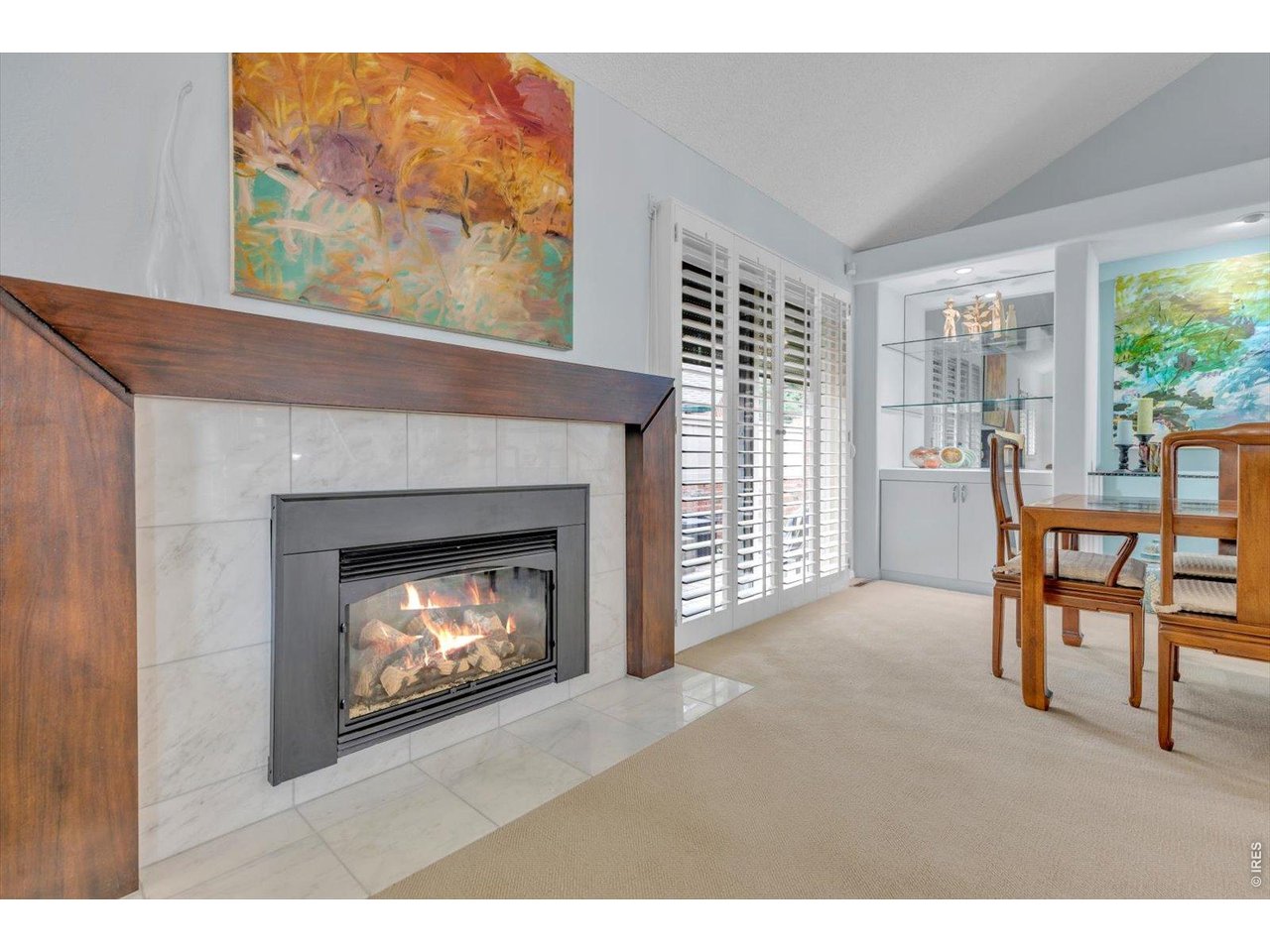 2423 Powderhorn Lane Boulder, CO 80305 - Photo 10 of 50 a living room with furniture and a fireplace