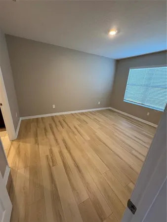 wooden floor in a room