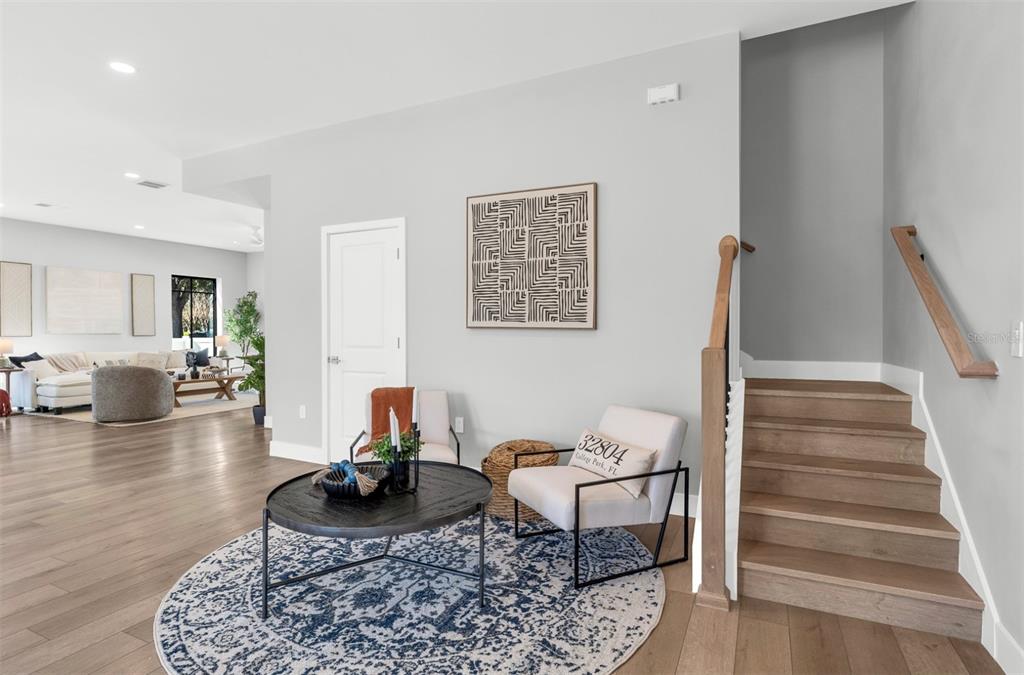 529 West Princeton Street Orlando, FL 32804 - Photo 27 of 50 a living room with furniture and a wooden floor