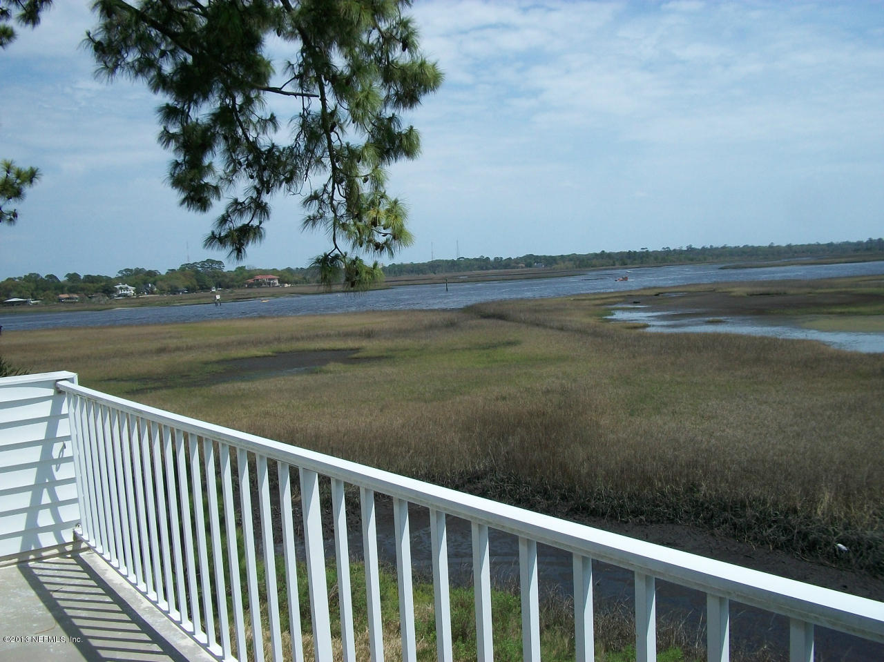 a view of balcony with lake view