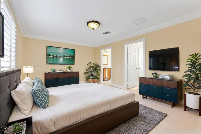 a living room with couch guitar and outer view