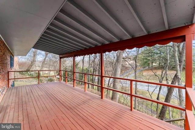 a view of an chairs and deck