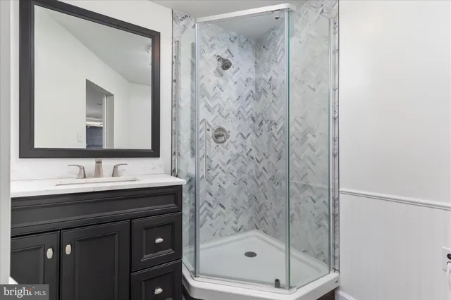 a view of a lake with a mountain in the background