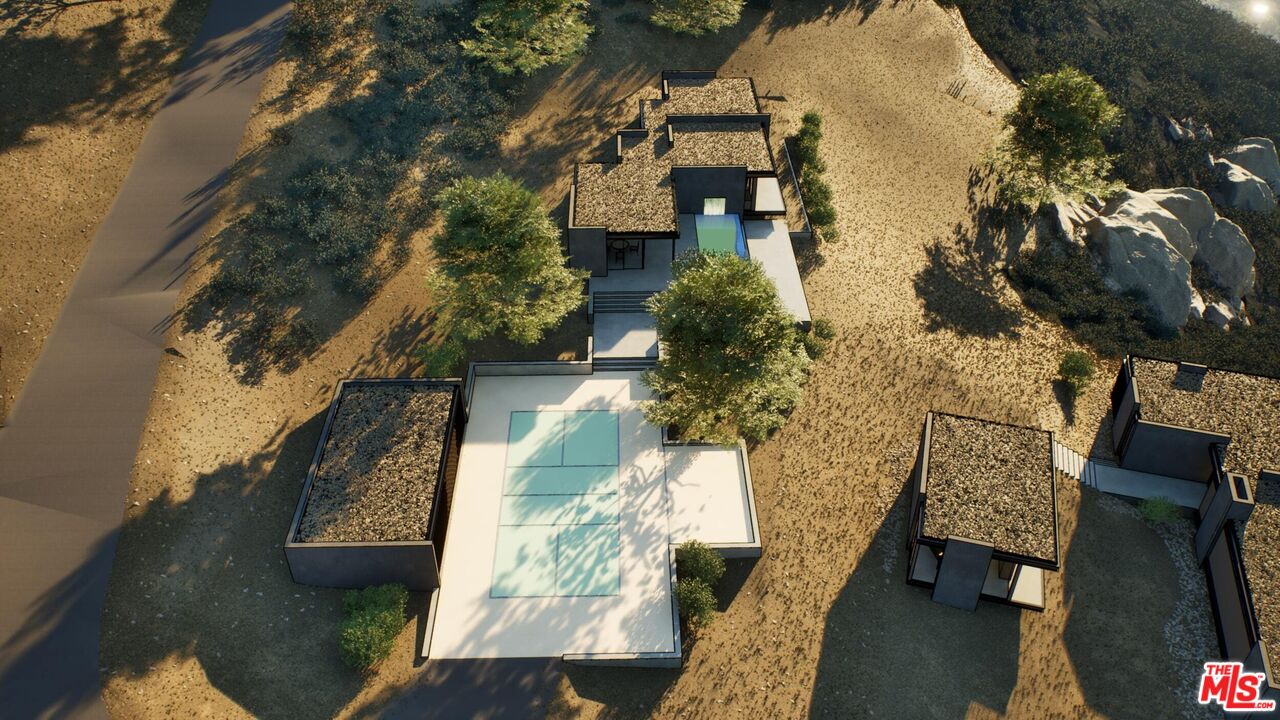 21653 Saddle Peak Road Topanga, CA 90290 - Photo 39 of 71 an aerial view of houses with outdoor space