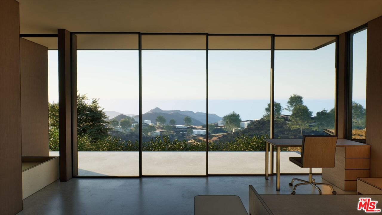 21653 Saddle Peak Road Topanga, CA 90290 - Photo 10 of 71 a view of an empty room with large window