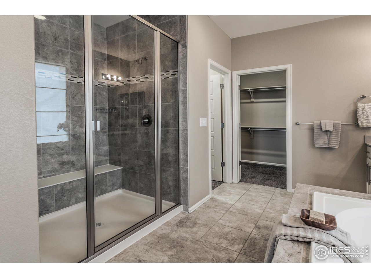 2002 Yearling Drive Fort Collins, CO 80525 - Photo 18 of 40 a bathroom with a shower and closet