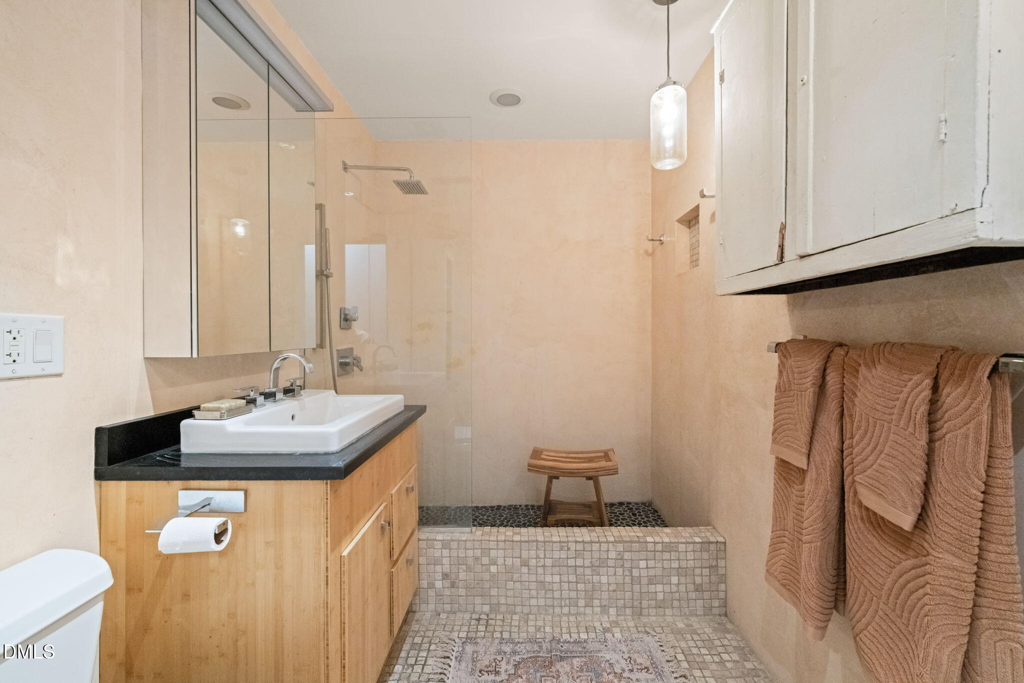 208 Rigsbee Avenue, Unit 206 Durham, NC 27701 - Photo 13 of 36 a bathroom with a sink and a mirror