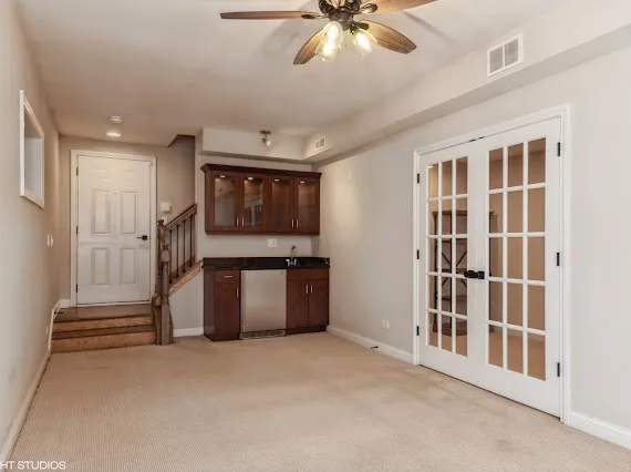 a view of a storage & utility room