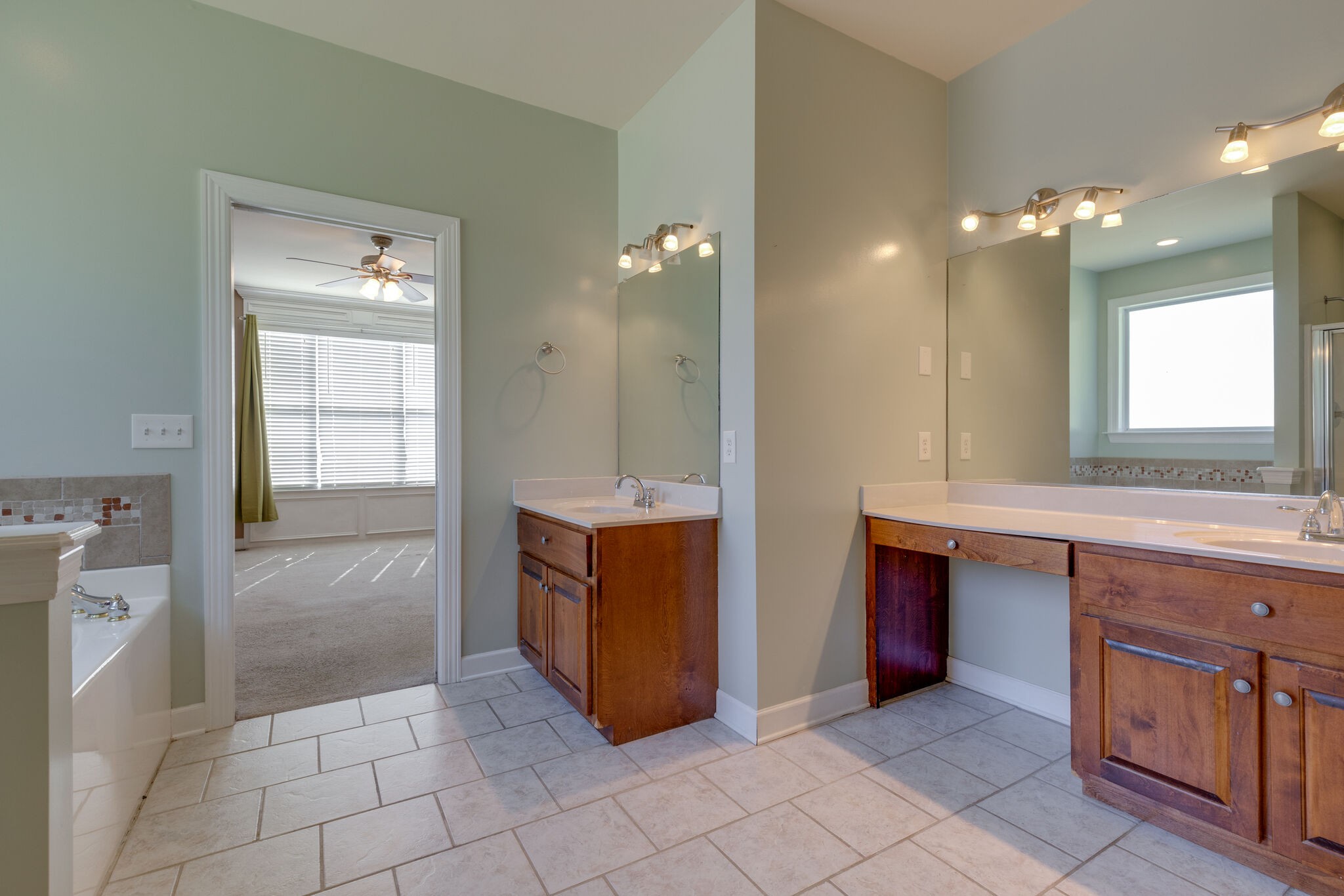 2017 Viewpointe Way Columbia, TN 38401 - Photo 12 of 24 a bathroom with a sink a mirror and a bathtub