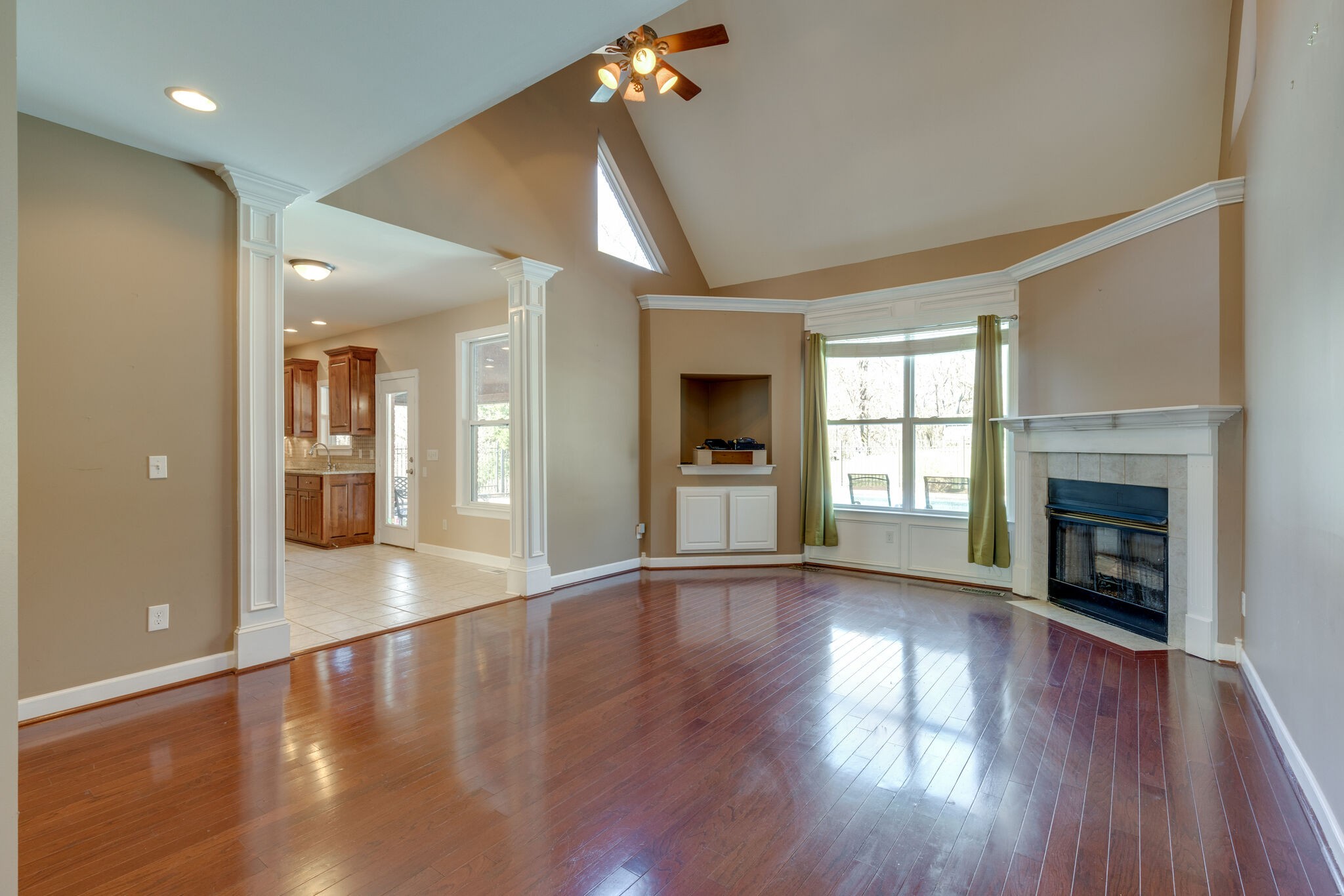 2017 Viewpointe Way Columbia, TN 38401 - Photo 5 of 24 a view of an empty room with window and wooden floor
