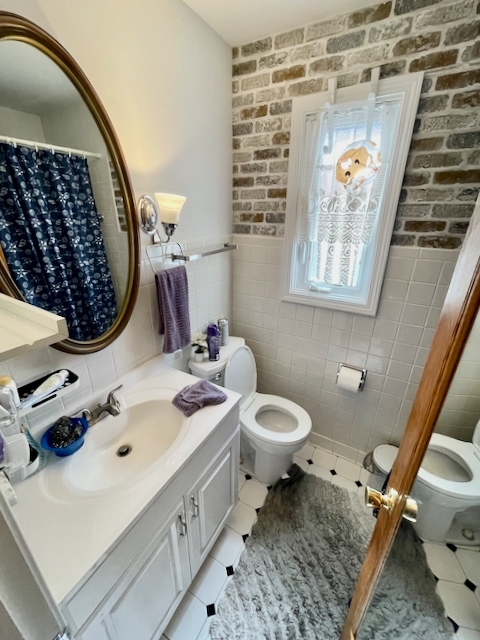 511 1/2 1/2 Ridge Road Wilmette, IL 60091 - Photo 13 of 20 a bathroom with a sink toilet and mirror