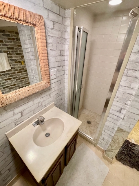 511 1/2 1/2 Ridge Road Wilmette, IL 60091 - Photo 17 of 20 a bathroom with a sink and a mirror
