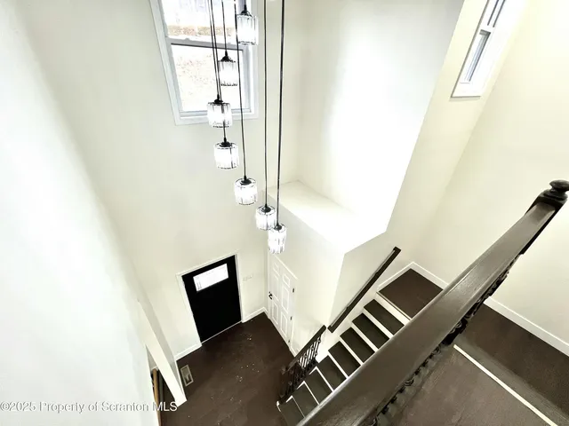 a view of an entryway with furniture