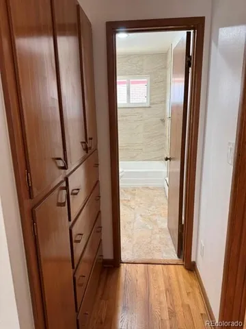 a view of a door