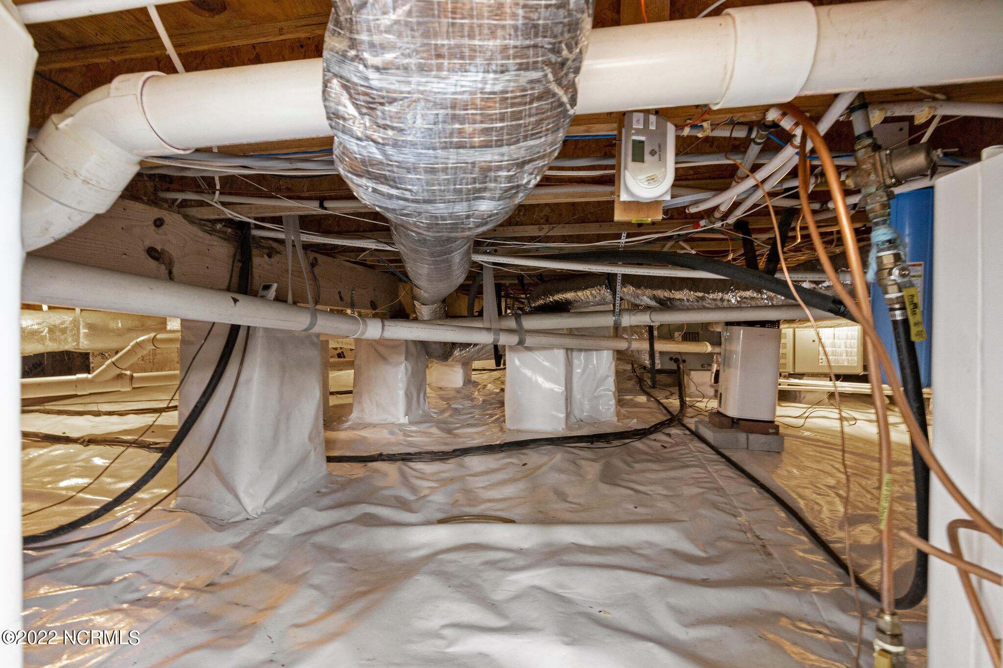 160 McCaskill Road East Pinehurst, NC 28374 - Photo 34 of 38 Encapsulated Crawlspace
