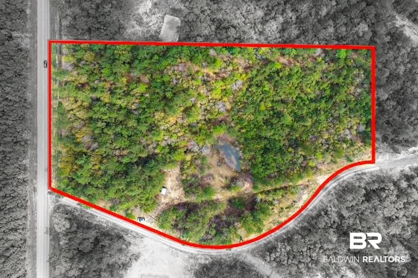 0 Salco Road Axis, AL 36505 - Photo 1 of 24 Aerial overview of property's location featuring property boundaries highlighted