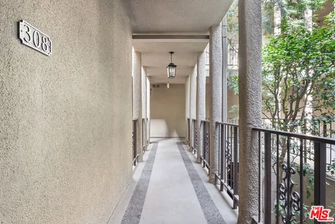 a view of a balcony