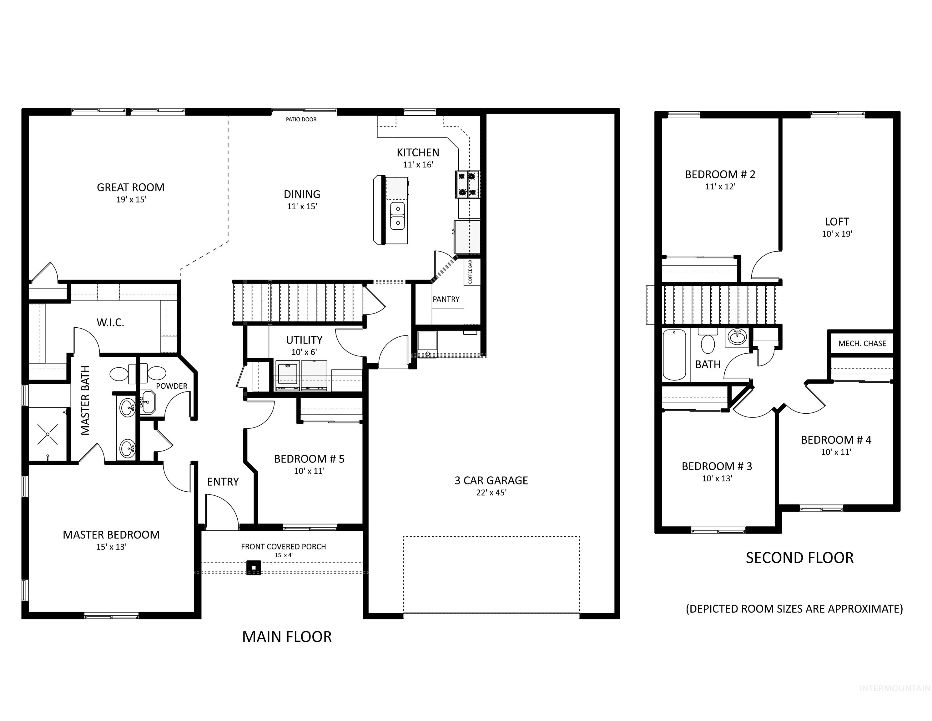 1644 Haystack Emmett, ID 83617 - Photo 32 of 33 Floor plan
