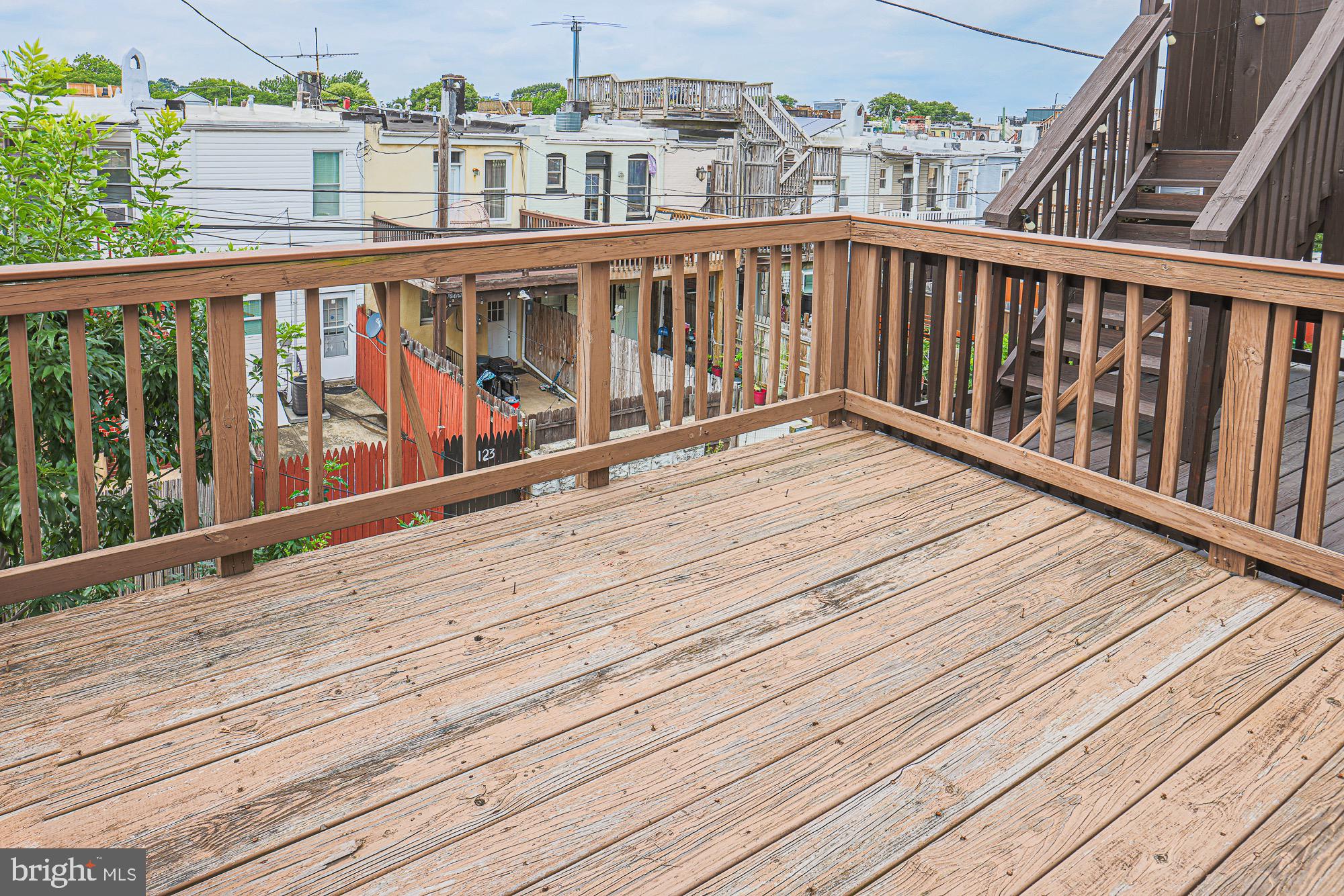 122 South Potomac Street Baltimore, MD 21224 - Photo 17 of 31 a view of city from a balcony