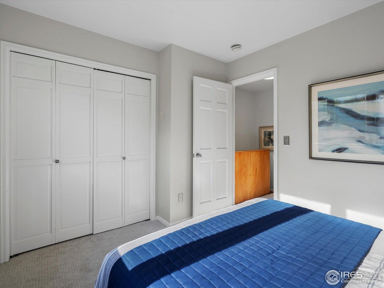 3345 Hickok Place Boulder, CO 80301 - Photo 19 of 34 a view of a bedroom with wooden floor