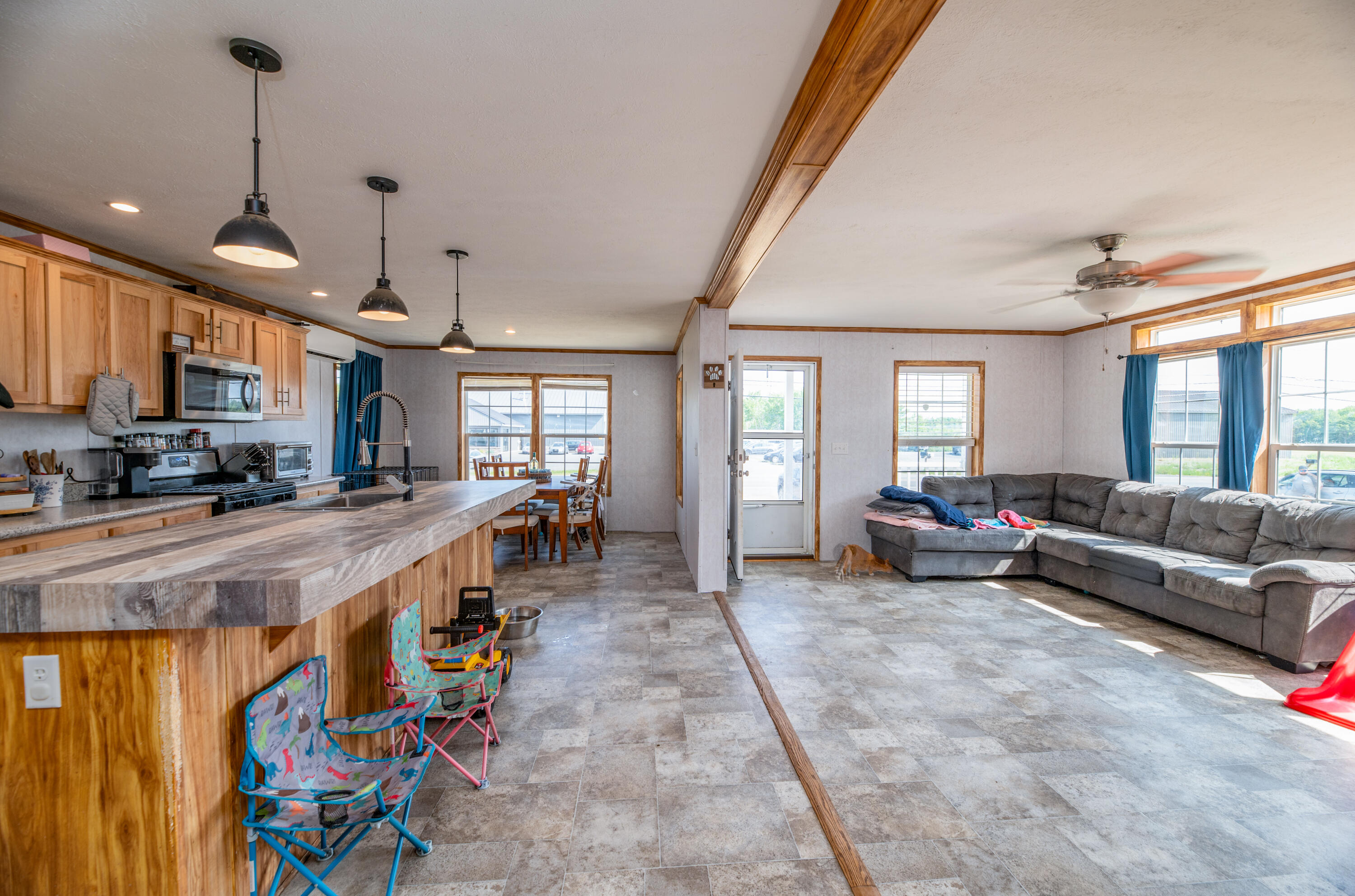 199 Neck Road Waterville, ME 04901 - Photo 5 of 37 06 Living Room Kitchen Dining