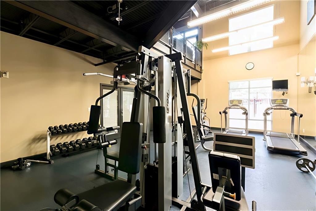 5300 Peachtree Road, Unit 2401 Chamblee, GA 30341 - Photo 23 of 24 a view of a room with gym equipment