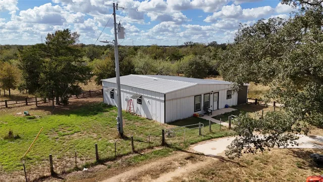 a aerial view of a house