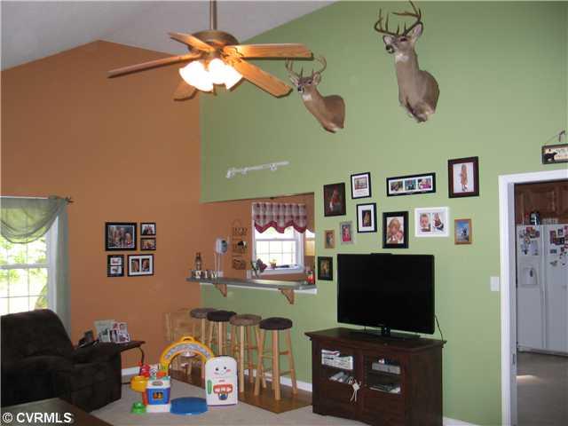23375 Cabin Point Road Disputanta, VA 23842 - Photo 4 of 12 Living Room - Vaulted and huge spacing