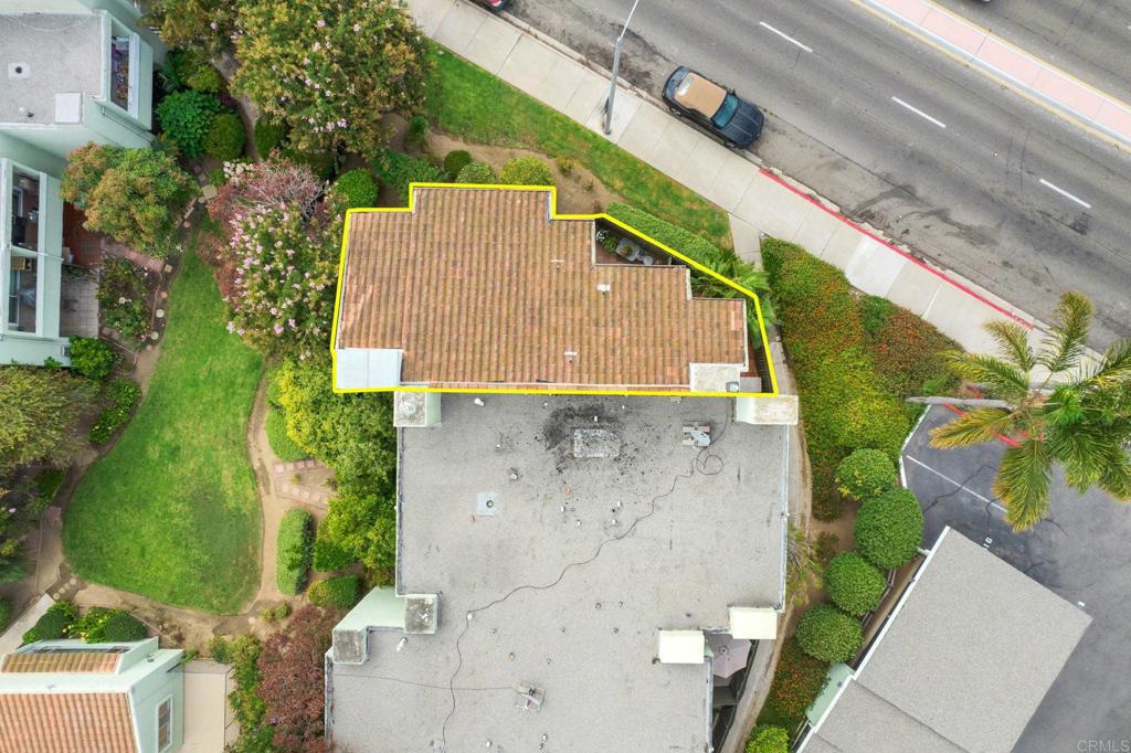 150 E Street, Unit A1 Chula Vista, CA 91910 - Photo 48 of 55 an aerial view of a house with a yard