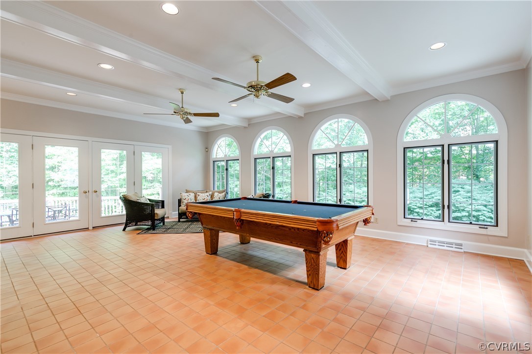 3830 Reeds Landing Circle Midlothian, VA 23113 - Photo 27 of 50 a room with pool table and windows