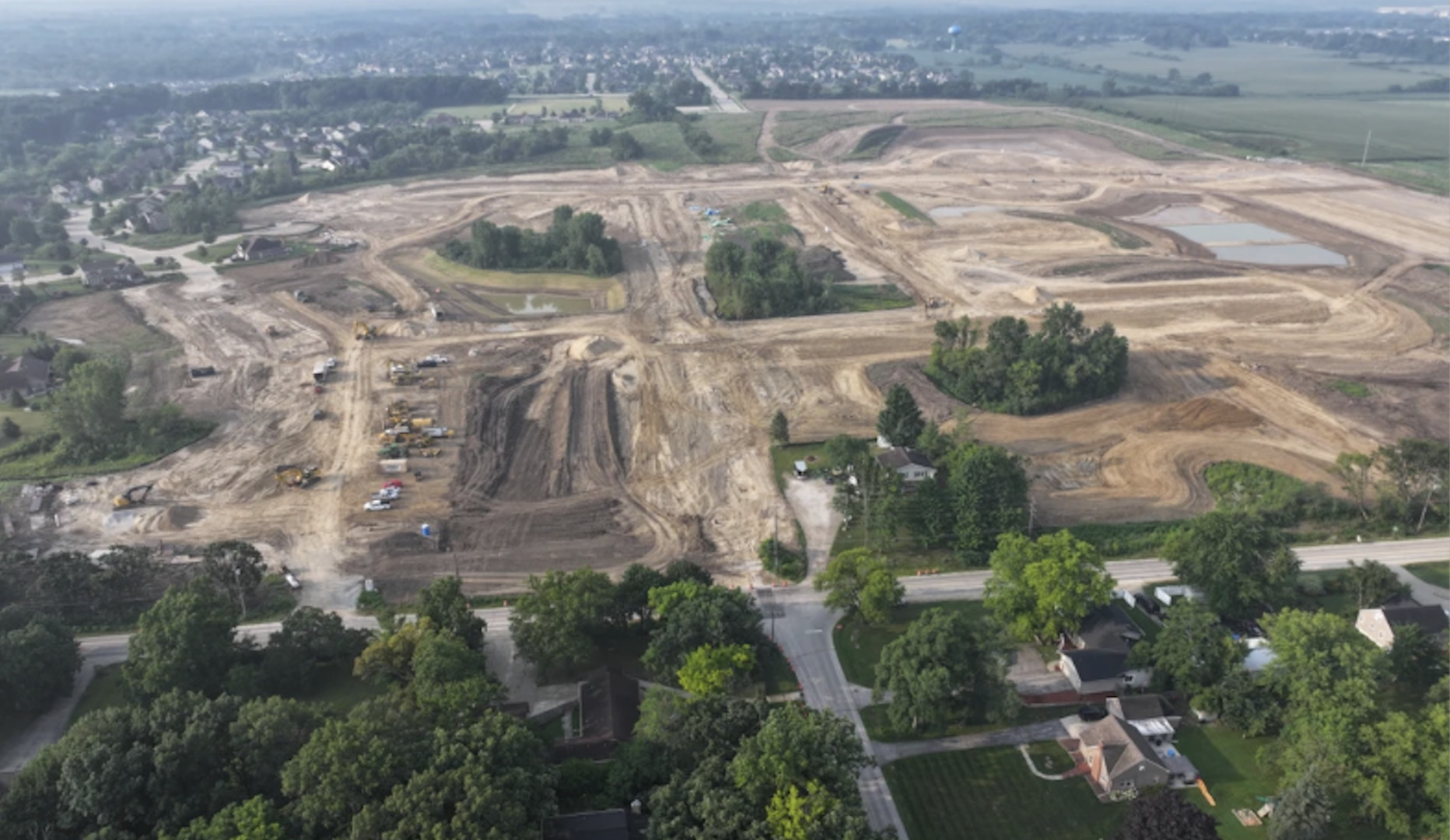 Lt 108 Highland Place Pleasant Prairie, WI 53158 - Photo 7 of 9 an aerial view of residential houses with outdoor space