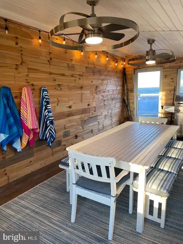 a outdoor view with a sitting space