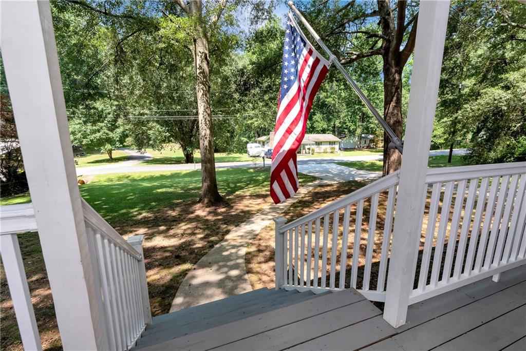 90 Old City Park Road Lavonia, GA 30553 - Photo 8 of 41 a view of outdoor space with deck and wooden floor
