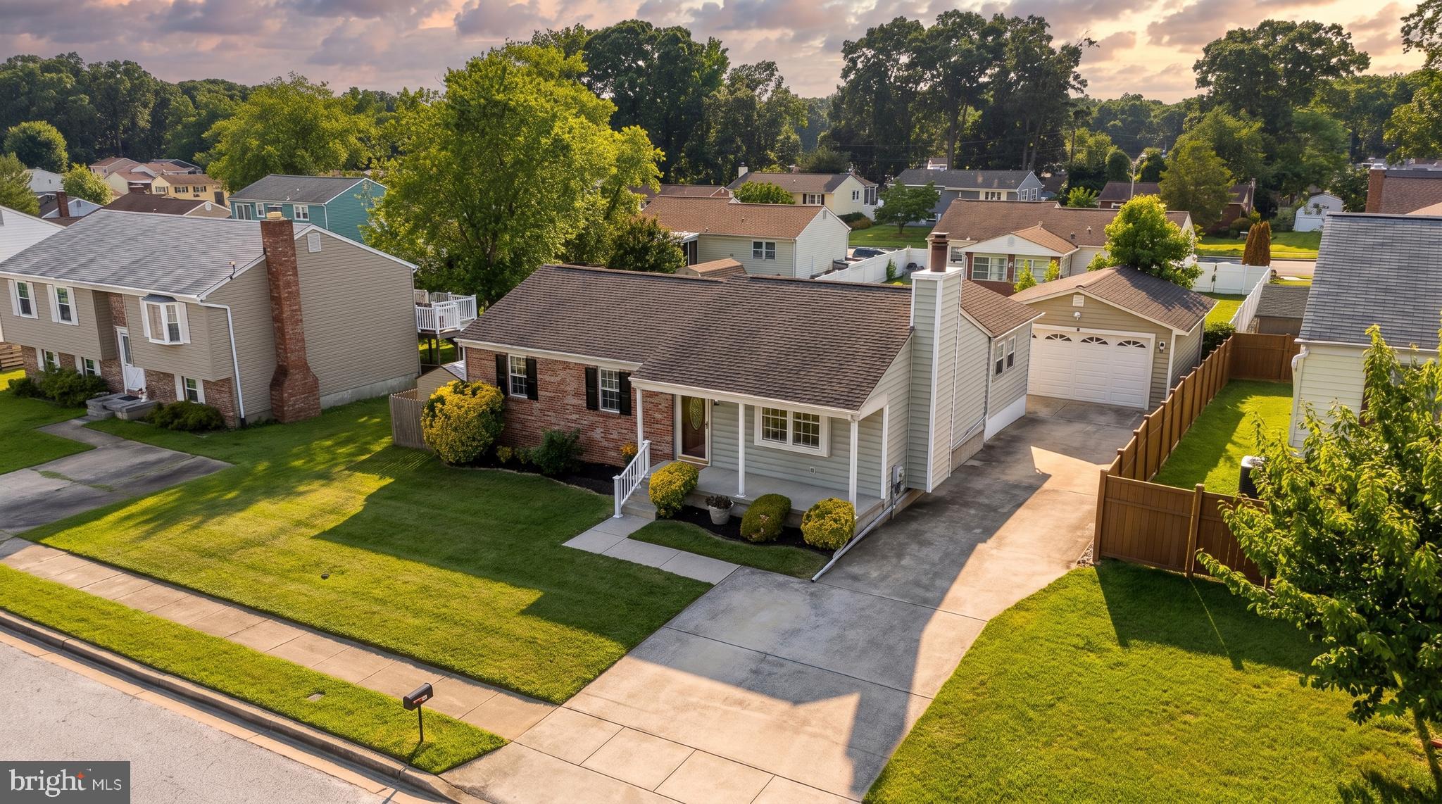 530 Holly Hunt Road Baltimore, MD 21220 - Photo 2 of 37 Elevated View of Home with Garage