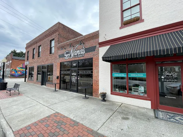 a view of a building with a outdoor space