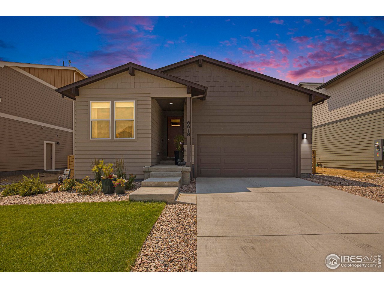 6618 4th St Road Greeley, CO 80634 - Photo 3 of 21 Beautiful Evening Street View