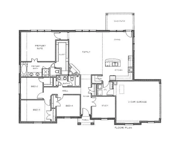 a picture of a floor plan