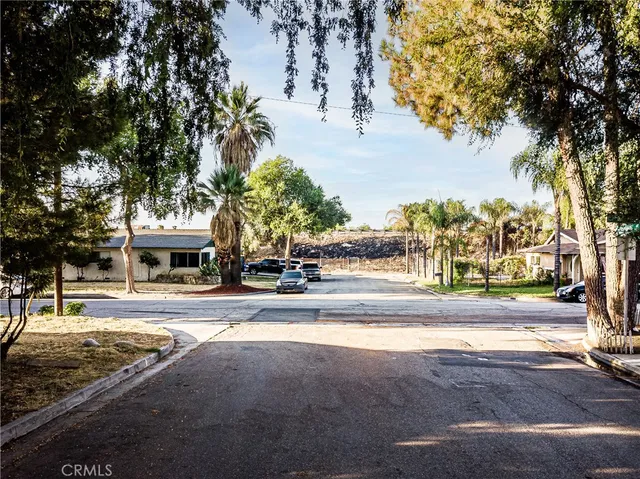 a car parked on the side of a street