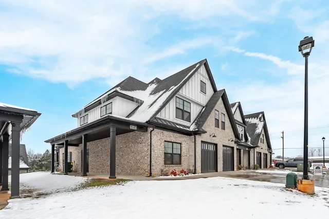 a view of front door of house