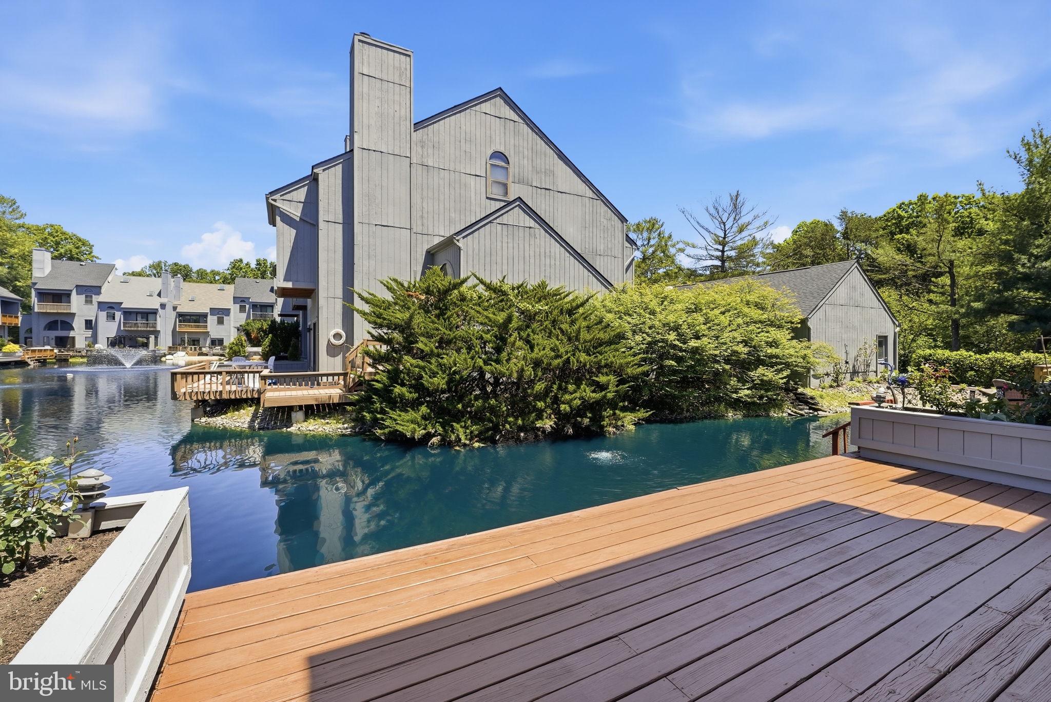 11124 Glade Drive Reston, VA 20191 - Photo 8 of 47 View From Deck of The Wharf Pond