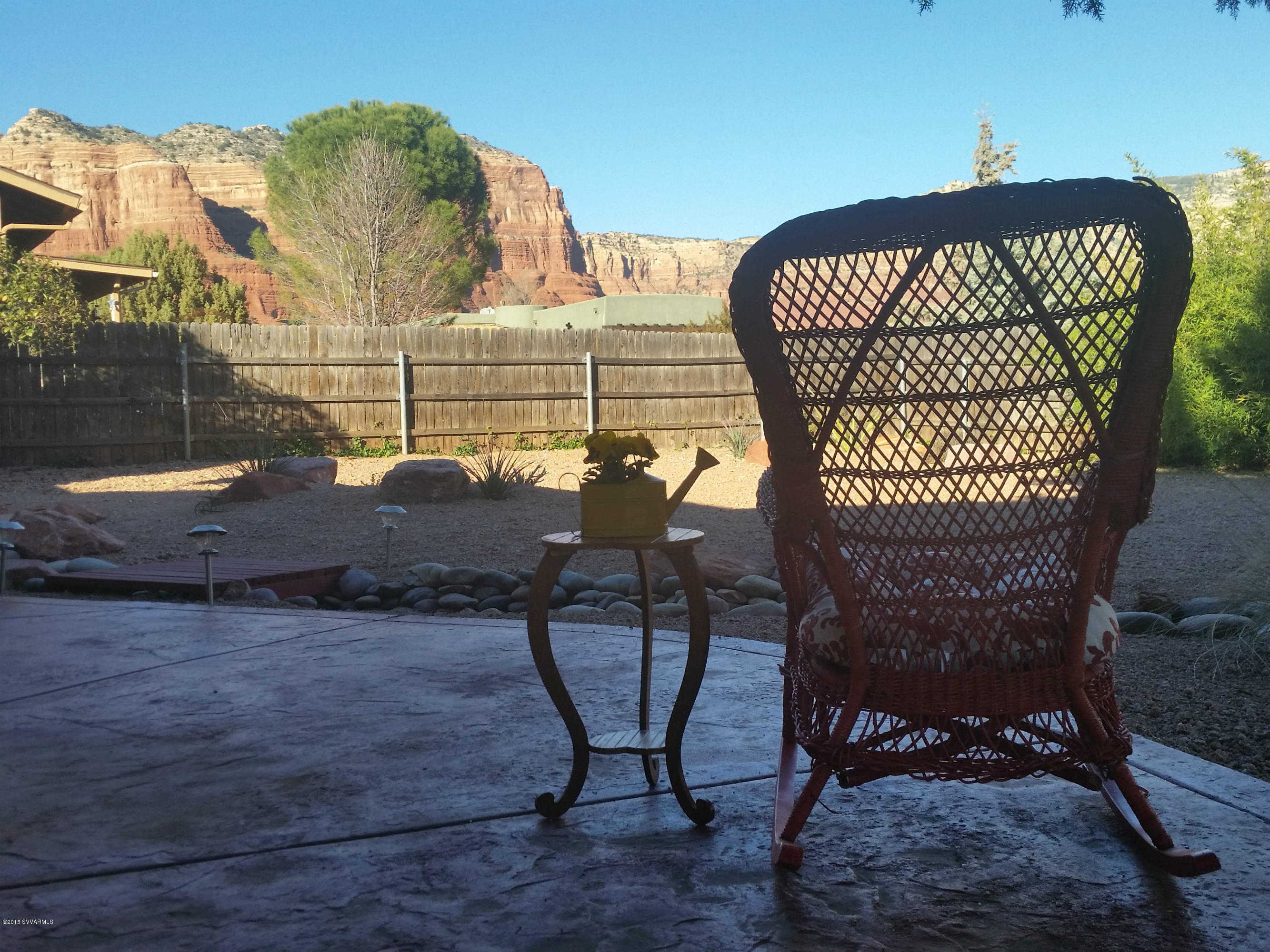 210 Roca Roja Road Sedona, AZ 86351 - Photo 24 of 34 Red Rock views from rear patio