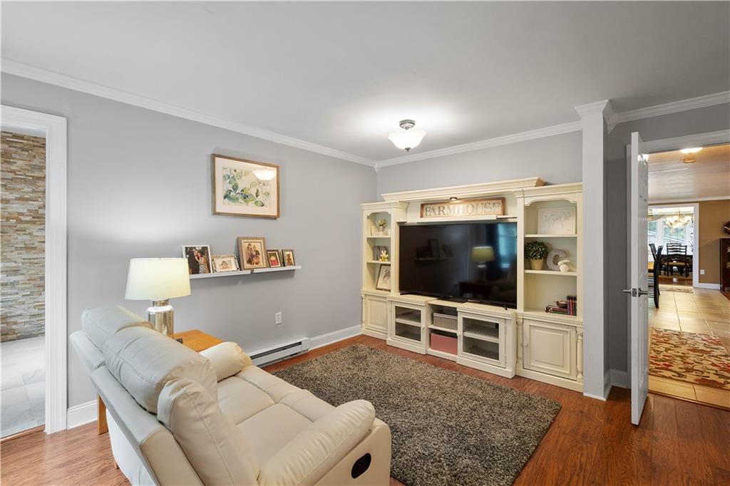 102 Klages Road West Alexander, PA 15376 - Photo 23 of 50 a living room with furniture and a flat screen tv
