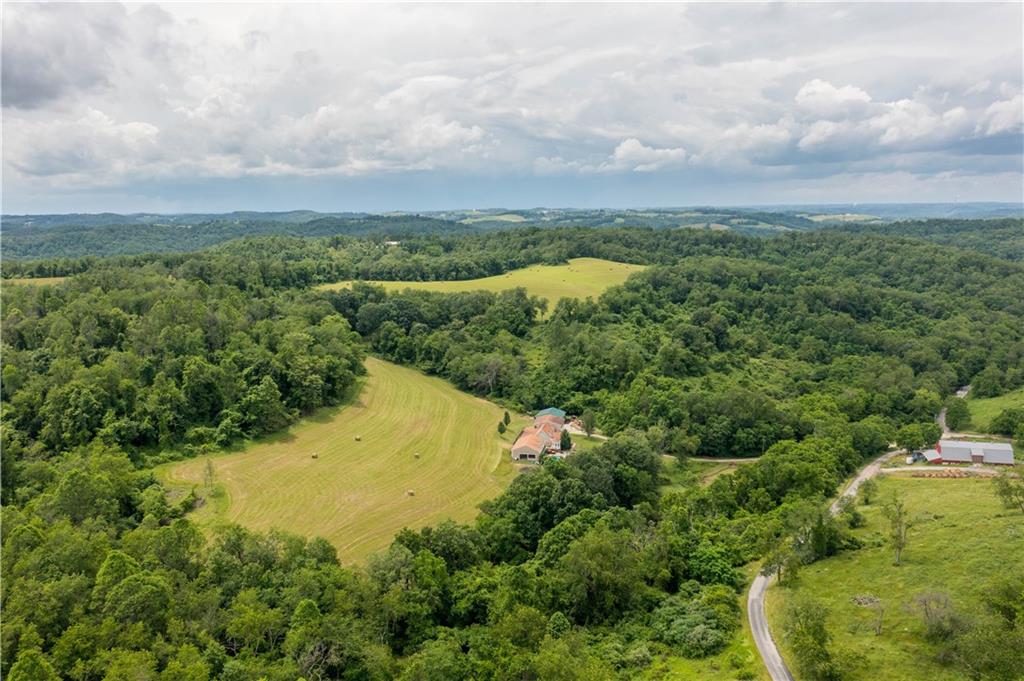 102 Klages Road West Alexander, PA 15376 - Photo 5 of 50 an aerial view of residential houses with outdoor space and trees